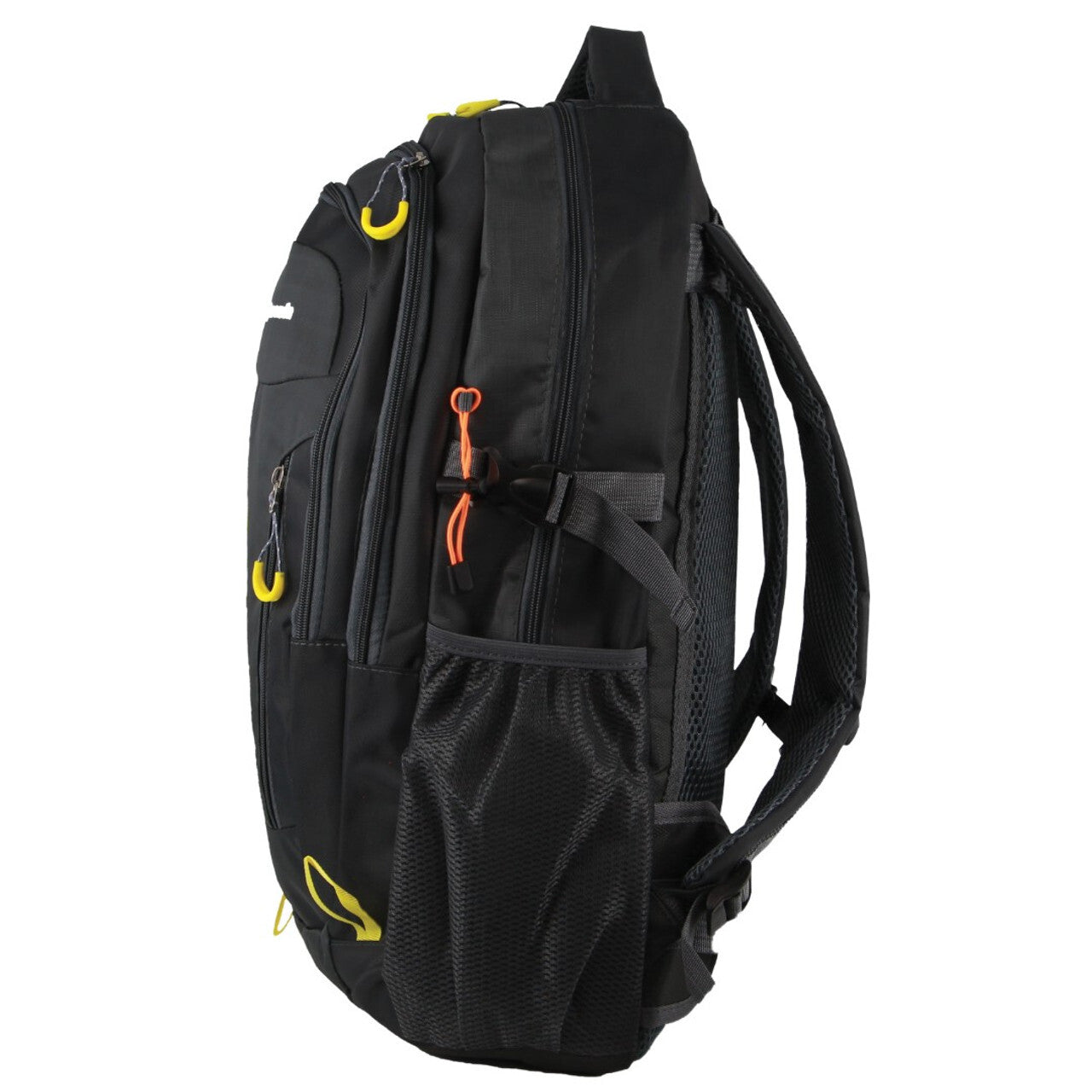 Pierre Cardin Mens Nylon Adventure Travel & Sport Large Backpack Bag in Grey/Black V563-PC3852-GREY