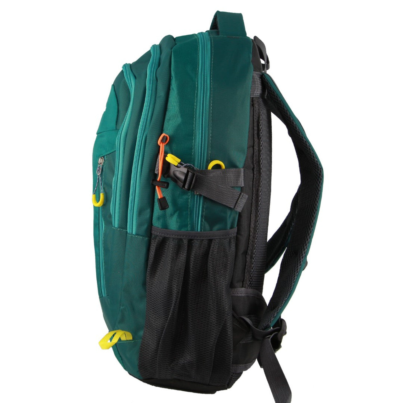 Pierre Cardin Mens Backpack Bag RFID Pocket Nylon Travel Sport Large - Green V563-PC3852-GRN