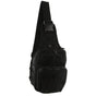 Pierre Cardin Cross Body Tactical Sling Bag Rucksack Army Style in Black V563-PC3857-BLACK