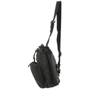 Pierre Cardin Cross Body Tactical Sling Bag Rucksack Army Style in Black V563-PC3857-BLACK