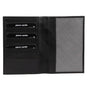 Pierre Cardin Leather Passport Holder Cover Travel Wallet w/ RFID Protection - Black V563-PC3907-BLACK