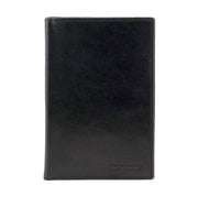 Pierre Cardin Leather Passport Holder Cover Travel Wallet w/ RFID Protection - Black V563-PC3907-BLACK