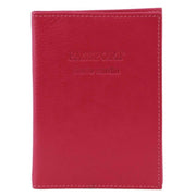 Pierre Cardin Slim Leather Passport Travel Wallet Holder RFID Case Cover - Fuschia V563-PC3909-FUSCHIA