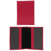 Pierre Cardin Slim Leather Passport Travel Wallet Holder RFID Case Cover - Fuschia V563-PC3909-FUSCHIA
