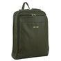 Pierre Cardin Rustic Womens Leather Backpack Bag Handbag Back Pack Travel - Olive V563-PC_3213-OLIVE
