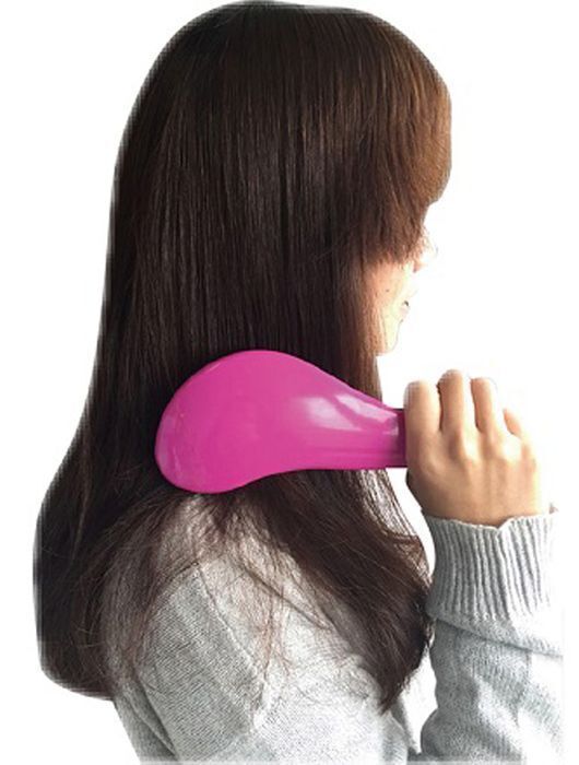 Detangling Flex Bristle Brush Detangle Hairbrush Women Hair Scalp Massage Combs V563-PE0087