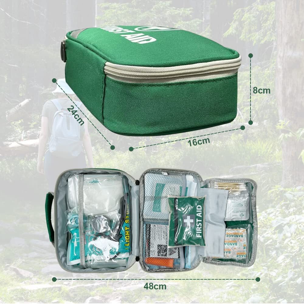 258pcs PREMIUM FIRST AID KIT Medical Travel Set Emergency Family Safety Office V563-PE0257