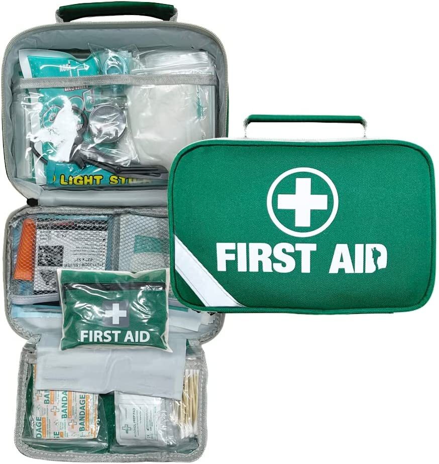 258pcs PREMIUM FIRST AID KIT Medical Travel Set Emergency Family Safety Office V563-PE0257