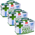 3x 258pcs Premium First Aid Kit Medical Travel Set Emergency Family Safety V563-PE0257-3X