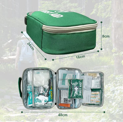 3x 258pcs Premium First Aid Kit Medical Travel Set Emergency Family Safety V563-PE0257-3X