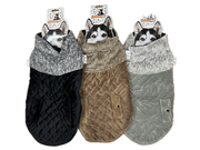 60cm Quilted Dog Jacket Coat Warm Winter Pet Clothes Vest Padded Windbreaker V563-PE093402-ASST