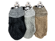 80cm Quilted Dog Jacket Coat Warm Winter Pet Clothes Vest Padded Windbreaker V563-PE093426-ASST