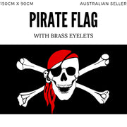 PIRATE FLAG Skull Party Pirates Skull & Crossbones Large 150 x 90 Jolly Roger V563-PIRATEFLAG