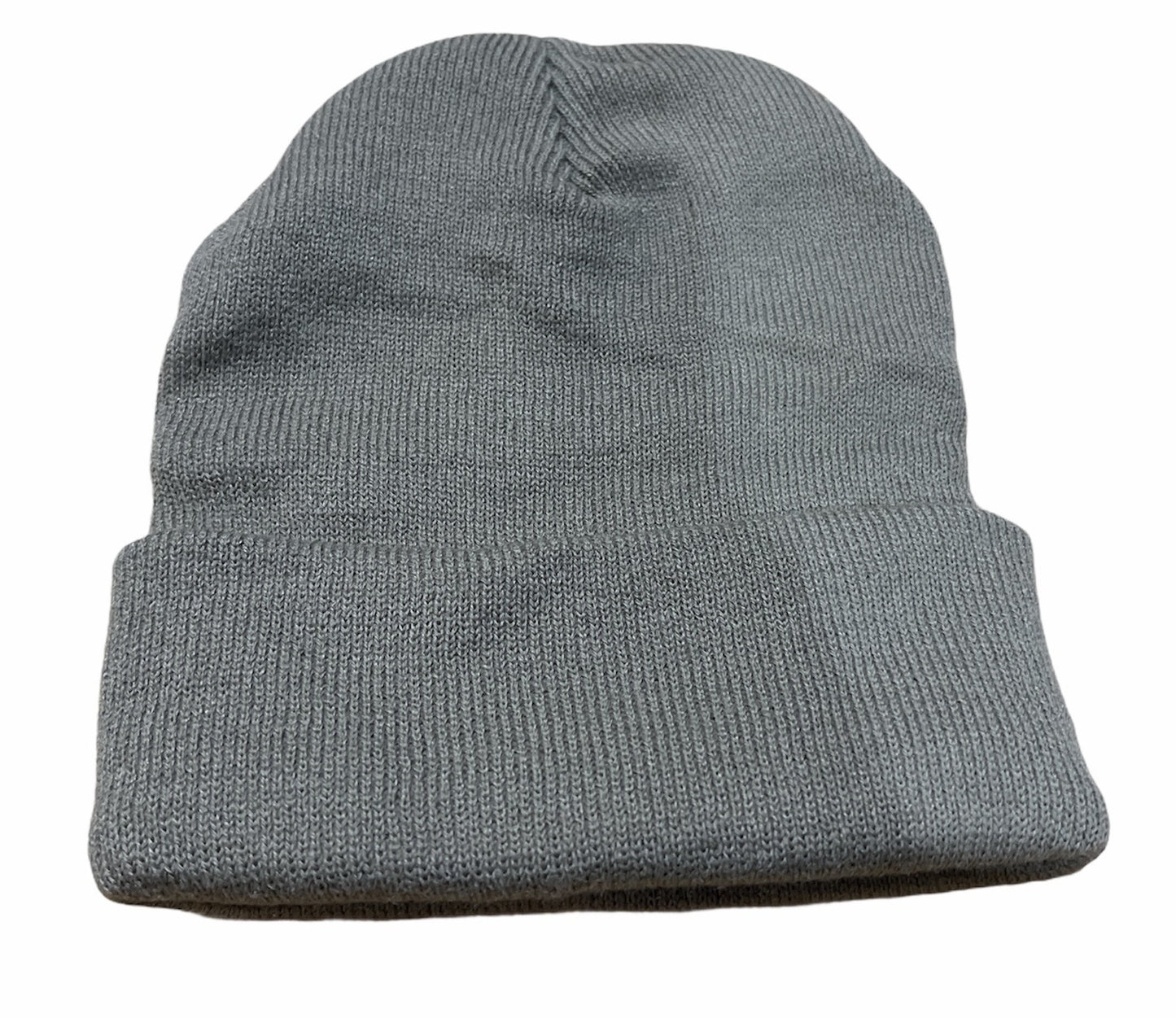 PLAIN BEANIE Unisex Mens Womens Winter Warm Hat Ski Cap Knit One Size - Grey V563-PLAINBEANIE-BGE