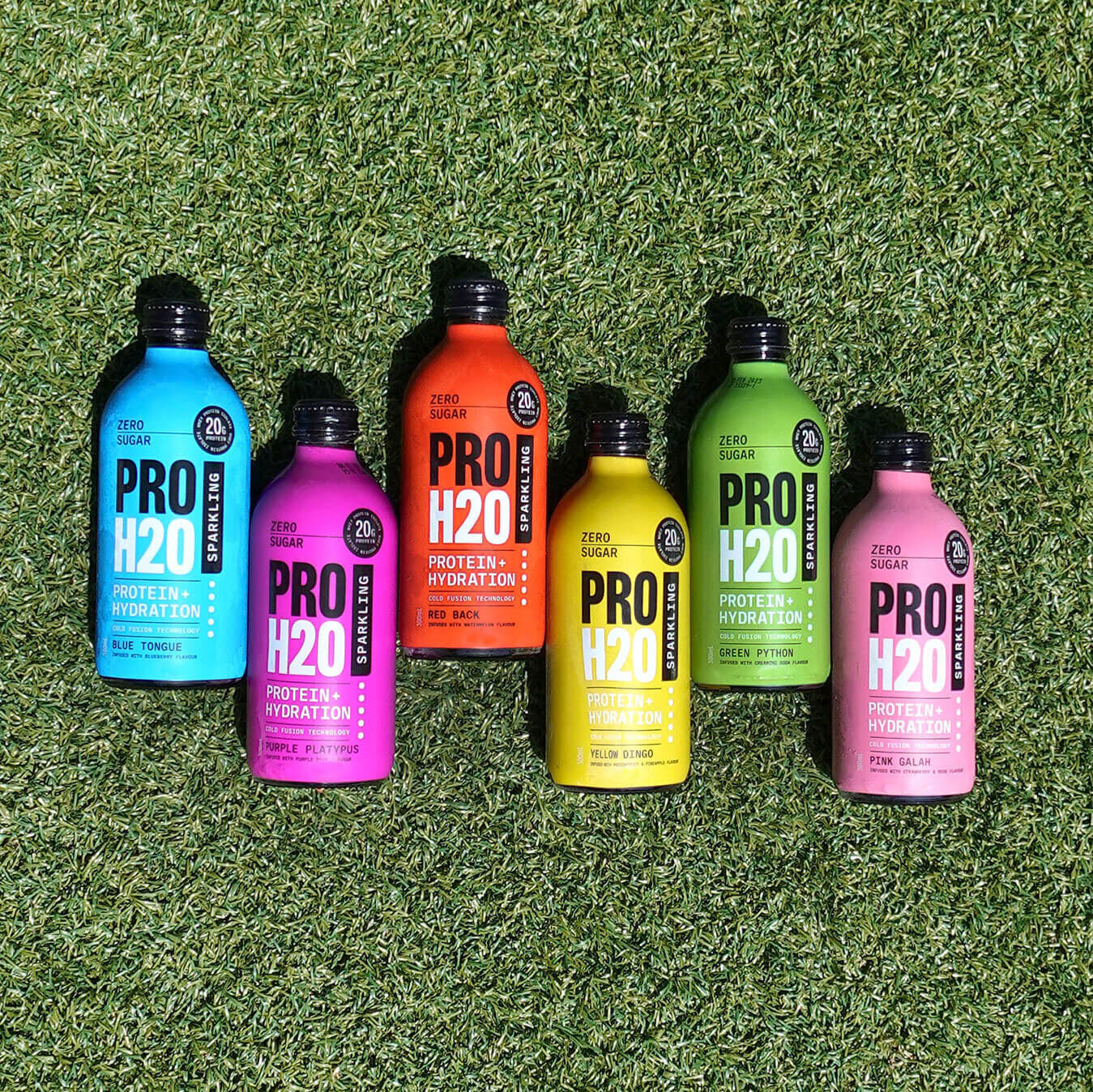 6x PRO H20 Sparkling 20g Protein Hydration Drink Zero Sugar Hydrate Mix Pack V563-PRO-6PACKMIX