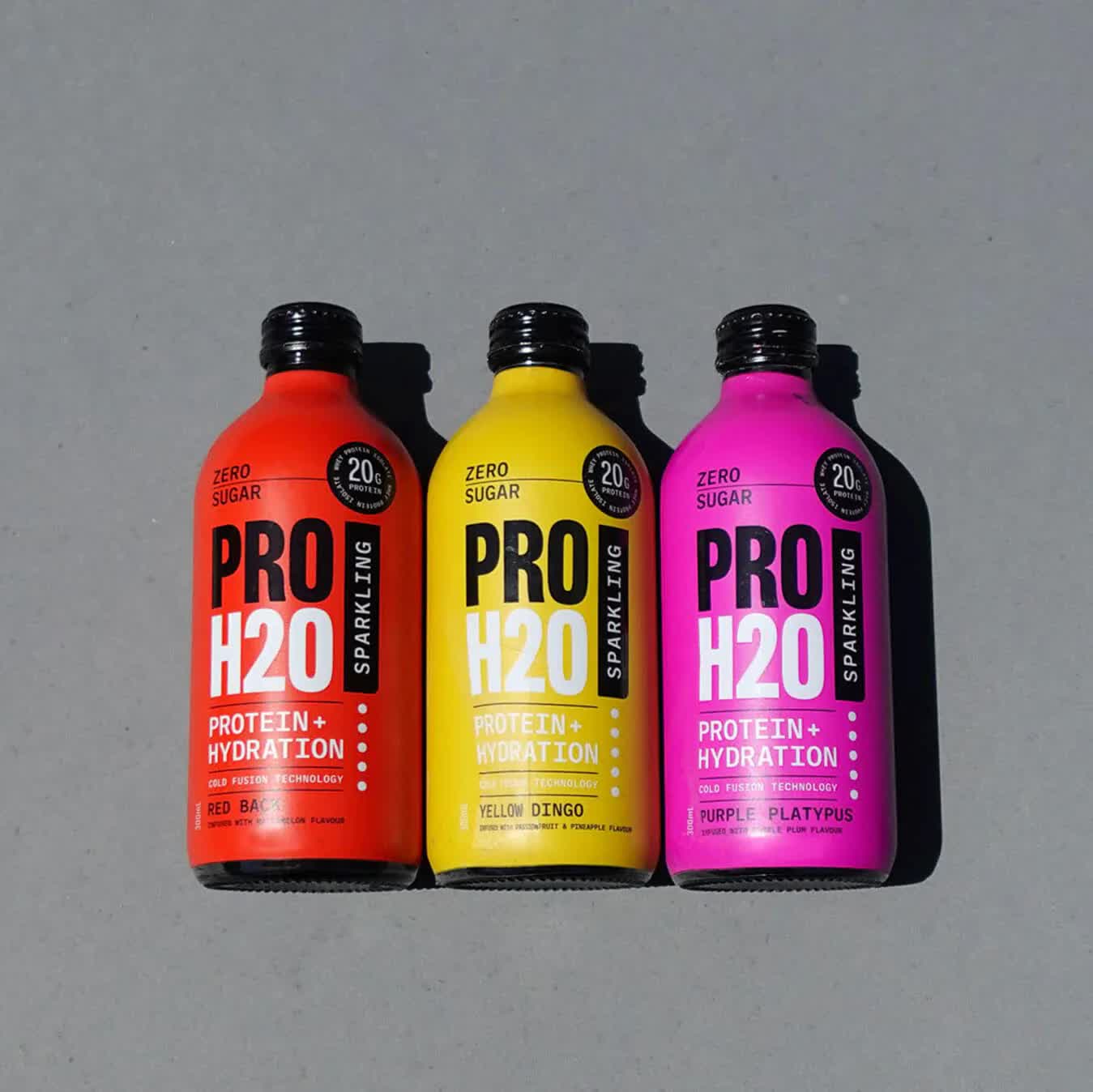 6x PRO H20 Sparkling 20g Protein Hydration Drink Zero Sugar Hydrate Mix Pack V563-PRO-6PACKMIX