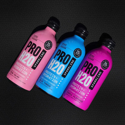 6x PRO H20 Sparkling 20g Protein Hydration Drink Zero Sugar Hydrate Mix Pack V563-PRO-6PACKMIX