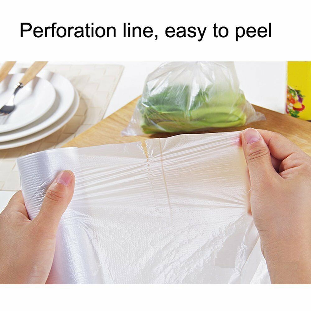 Produce Roll Bags Heavy Duty Food Grade Plastic Freezer Supermarket Bag Gusset V563-PRODUCEBAGS-1ROLL