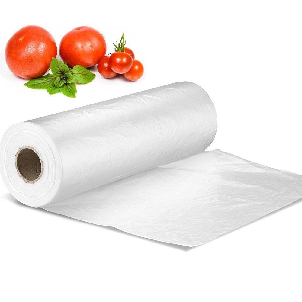 3 Produce Rolls Bags Heavy Duty Food Grade Freezer Supermarket Bag Gusset V563-PRODUCEBAGS-3ROLLS