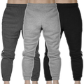 3x Mens Fleece Skinny Track Pants Jogger Gym Casual Sweat Warm - Assorted Colours - M V563-PROWEST-ASST-3PCS-M