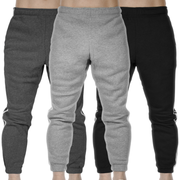3x Mens Fleece Skinny Track Pants Jogger Gym Casual Sweat Warm - Assorted Colours - M V563-PROWEST-ASST-3PCS-M