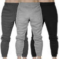 3x Mens Fleece Skinny Track Pants Jogger Gym Casual Sweat Warm - Assorted Colours - S V563-PROWEST-ASST-3PCS-S