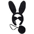 3 Piece Set Animal Costume Dress Up Party Bow Tie Tail Ears Book Week Cosplay V563-PRTYCOSTUME-RABBITBLK