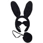 3 Piece Set Animal Costume Dress Up Party Bow Tie Tail Ears Book Week Cosplay V563-PRTYCOSTUME-RABBITBLK