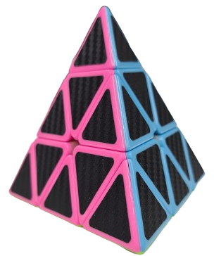 Educational Toy Triangle Speed Cube Pyramid Brain Teaser Puzzle Magic V563-PYRAMID_CUBE