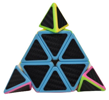 Educational Toy Triangle Speed Cube Pyramid Brain Teaser Puzzle Magic V563-PYRAMID_CUBE