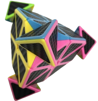 Educational Toy Triangle Speed Cube Pyramid Brain Teaser Puzzle Magic V563-PYRAMID_CUBE