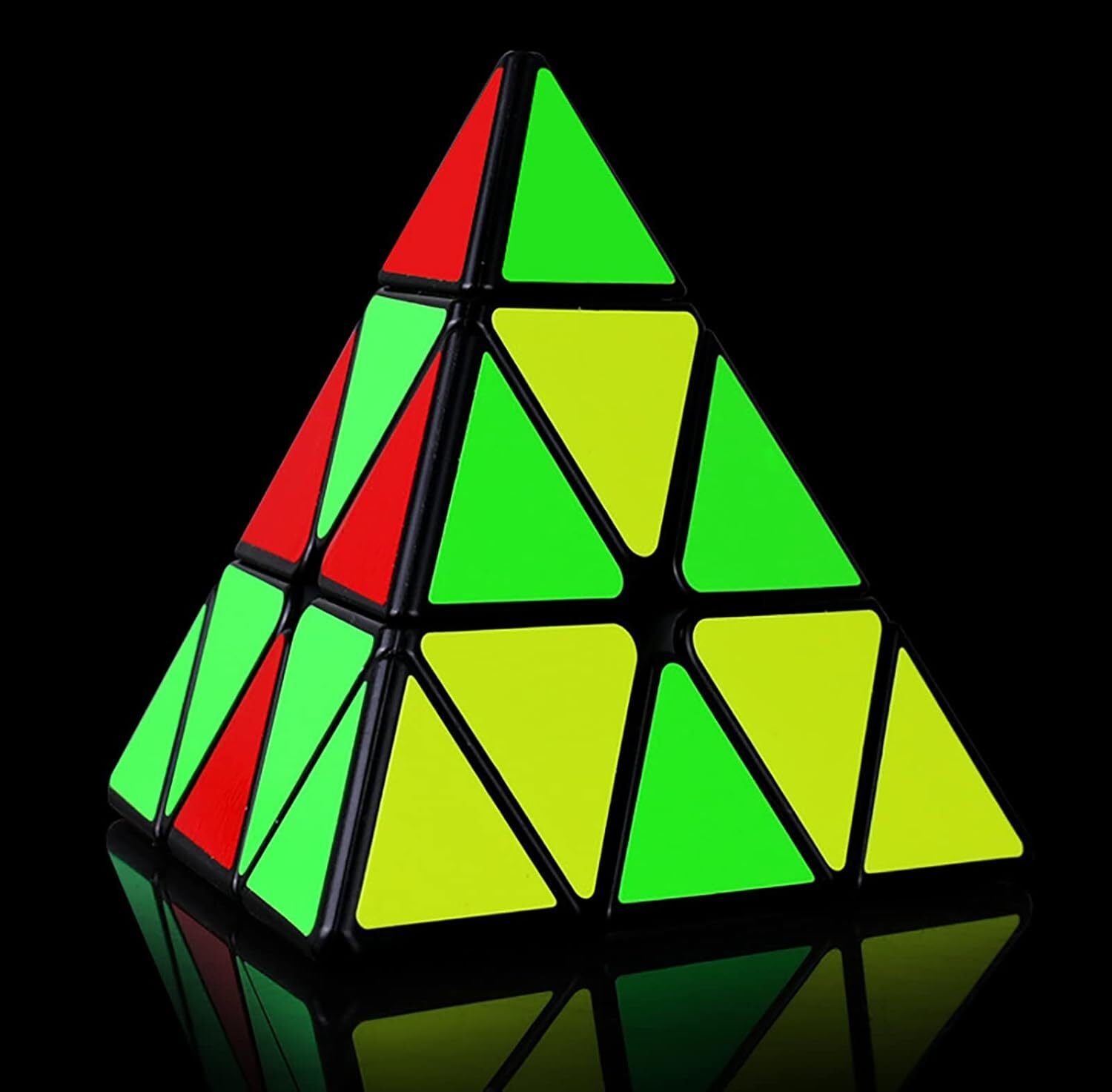 3x3 Triangle Speed Cube Pyramid Brain Teaser Puzzle Magic Educational Toy V563-PYRAMID_CUBE_302_1