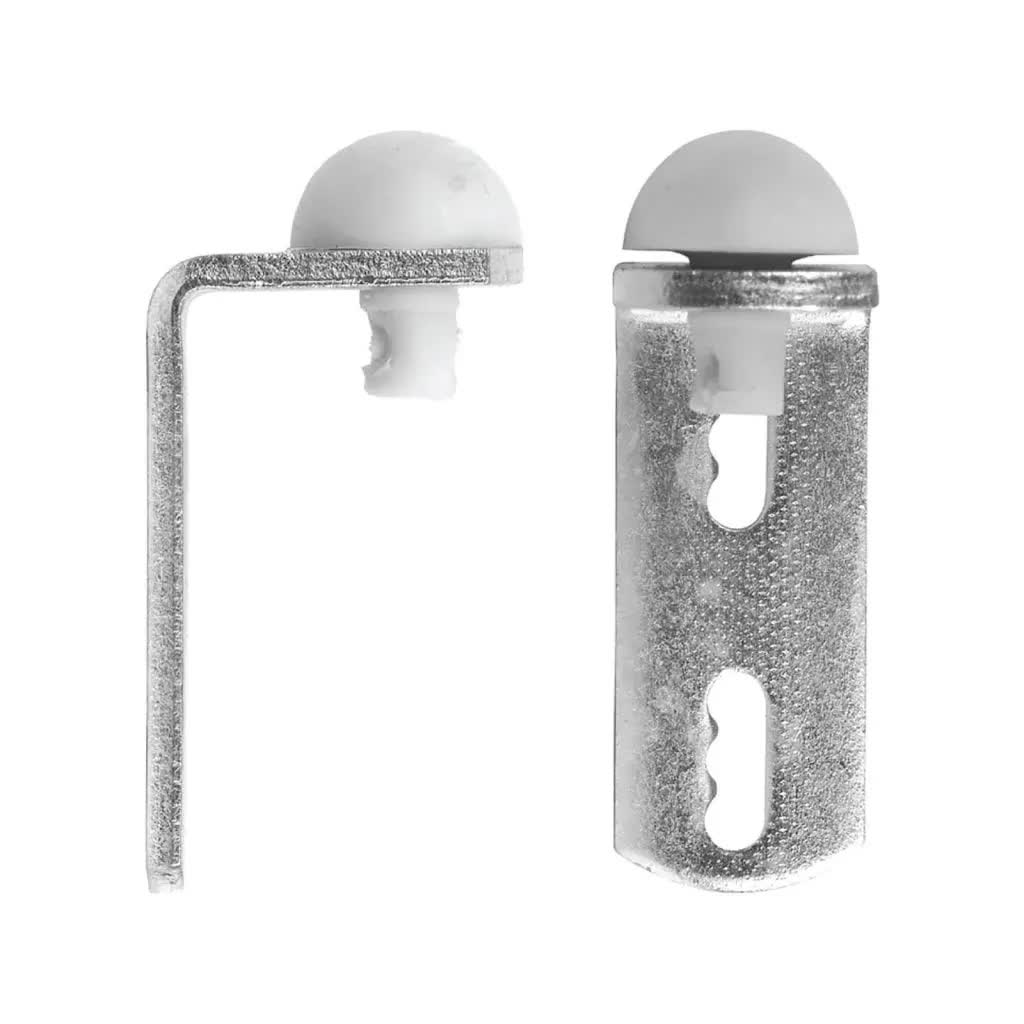 Rolltrak Stop for Sliding Doors Metal w/ Rubber Stop R1760 (1 Pack of 2) V563-R1760