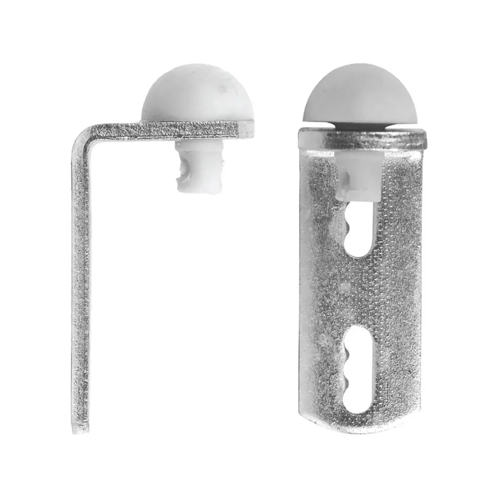 Rolltrak Stop for Sliding Doors Metal w/ Rubber Stop R1760 (1 Pack of 2) V563-R1760