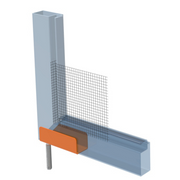 Rolltrak Flyscreen Frame Hinge (1 Pack of 2) - Fits 25mm x 11mm Frame V563-R3651