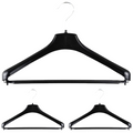 3pcs SUIT HANGER Jacket Pants Clothing Coat Non Slip Broad Shoulder Tube Holder V563-R50L-3HANGERS