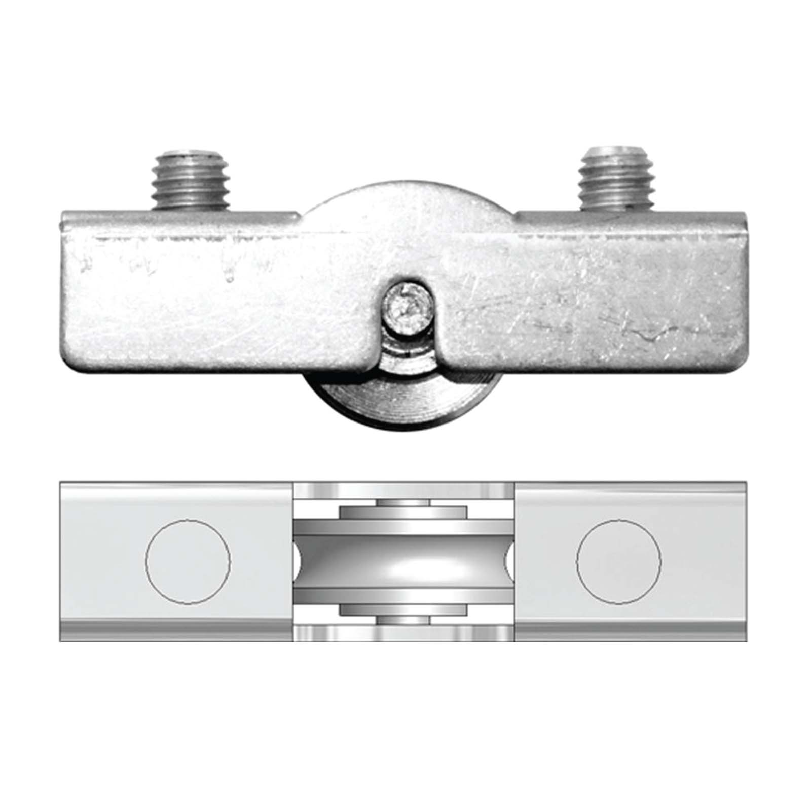 Rolltrak Stainless Steel Window Carriage & Roller R5280 (1 Pack of 2) V563-R5280