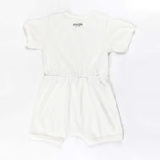 Ponchik Babies + Kids - Ribbed Cotton Romper - Daisy - 6-12 months V563-RIBROMPER-DAISY-6_12