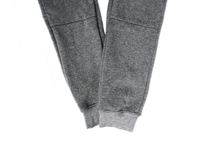 Mens Skinny Track Pants Joggers Trousers Gym Casual Sweat Cuffed Slim Trackies Fleece - Heather Grey - L V563-RIFLESSI-HEATHERGREY-L