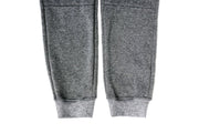 Mens Skinny Track Pants Joggers Trousers Gym Casual Sweat Cuffed Slim Trackies Fleece - Heather Grey - S