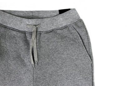 Mens Skinny Track Pants Joggers Trousers Gym Casual Sweat Cuffed Slim Trackies Fleece - Heather Grey - S V563-RIFLESSI-HEATHERGREY-S
