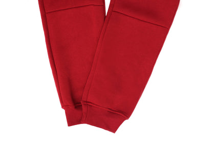 Mens Skinny Track Pants Joggers Trousers Gym Casual Sweat Cuffed Slim Trackies Fleece - Red - M V563-RIFLESSI-RED-M