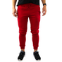 Mens Skinny Track Pants Joggers Trousers Gym Casual Sweat Cuffed Slim Trackies Fleece - Red - S V563-RIFLESSI-RED-S