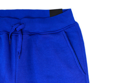 Mens Skinny Track Pants Joggers Trousers Gym Casual Sweat Cuffed Slim Trackies Fleece - Royal Blue - L V563-RIFLESSI-ROYALBLUE-L