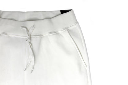 Mens Skinny Track Pants Joggers Trousers Gym Casual Sweat Cuffed Slim Trackies Fleece - White - 3XL V563-RIFLESSI-WHITE-3XL