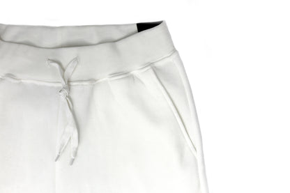 Mens Skinny Track Pants Joggers Trousers Gym Casual Sweat Cuffed Slim Trackies Fleece - White - S V563-RIFLESSI-WHITE-S