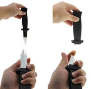 TRICKY DISAPPEARING FAKE KNIFE Prank Blade Novelty Trick Stage Toy Prop Game V563-S3010