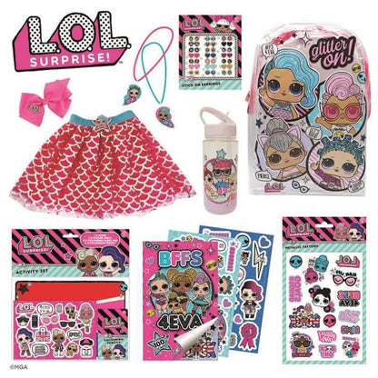 LOL Retail Showbag Backpack Necklace Skirt Earrings and More V563-SBRLOL20