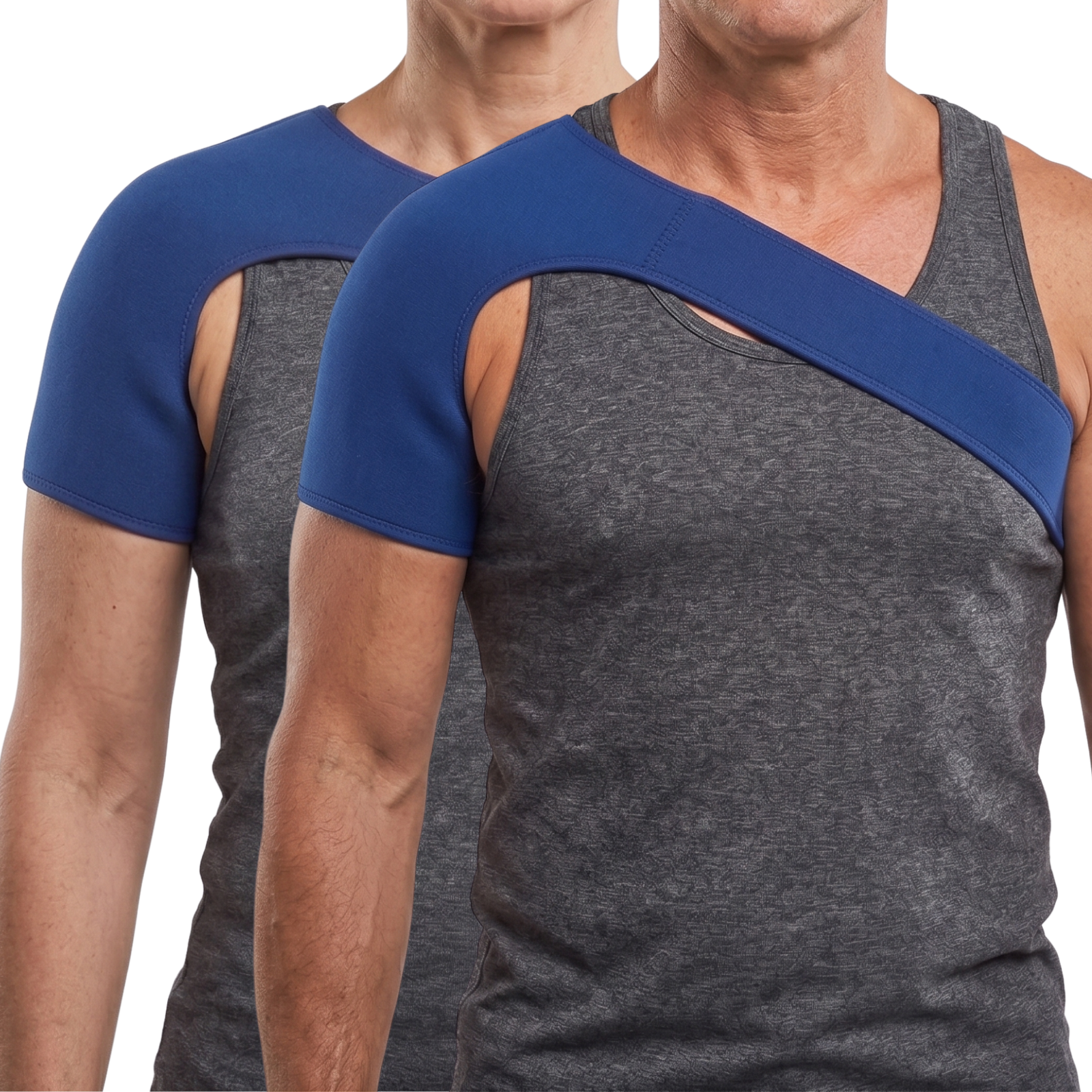 SHOULDER SUPPORT BRACE Back Posture Belt Pain Heat Compression Relief Strap V563-SHOULDERSUPPORT