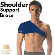 SHOULDER SUPPORT BRACE Back Posture Belt Pain Heat Compression Relief Strap V563-SHOULDERSUPPORT